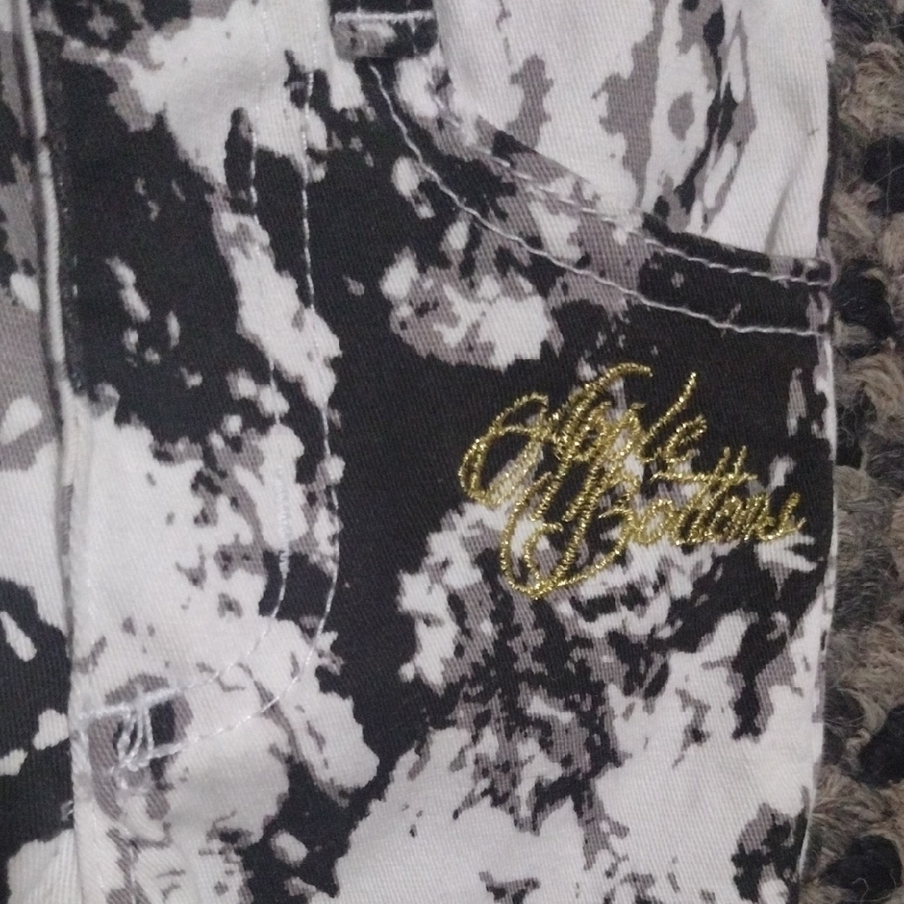 Apple Bottoms Pink and White Love Tee with Black Splatter Set - Picture 7 of 17